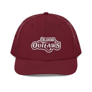 Oklahoma Outlaws Text Logo Trucker Cap