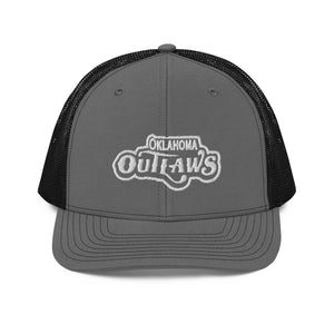 Oklahoma Outlaws Text Logo Trucker Cap