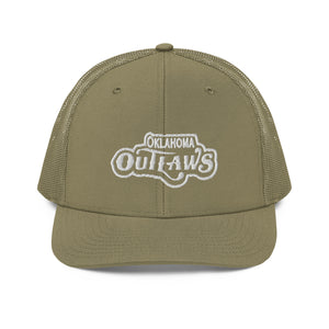 Oklahoma Outlaws Text Logo Trucker Cap