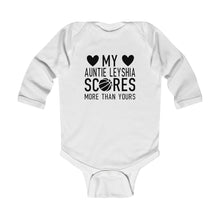 Load image into Gallery viewer, Auntie Leyshia Infant Long Sleeve Bodysuit