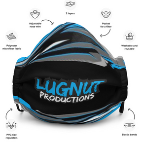 Lugnut Productions Blue Premium face mask