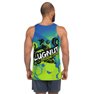 Lugnut Productions (front and back) Unisex Tank Top (xs-2x)
