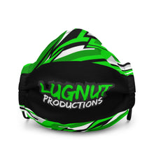 Load image into Gallery viewer, Lugnut Productions Green Premium face mask
