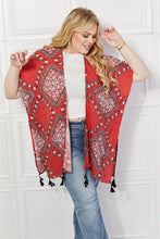 Load image into Gallery viewer, Justin Taylor Paisley Design Kimono in Red