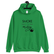 Load image into Gallery viewer, Smoke and be Merry Unisex Hoodie