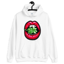 Load image into Gallery viewer, Lucky Lips Clover Unisex Hoodie