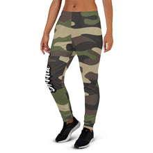 Load image into Gallery viewer, Thowed Bunny Brand Pocket Logo (Camo Green) Women&#39;s Joggers