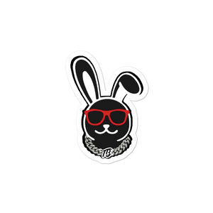 Thowed Bunny Bubble-free stickers