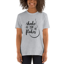 Load image into Gallery viewer, Shake Your Flakes Christmas Short-Sleeve Unisex T-Shirt