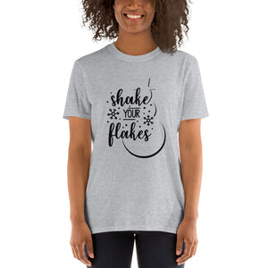 Shake Your Flakes Christmas Short-Sleeve Unisex T-Shirt