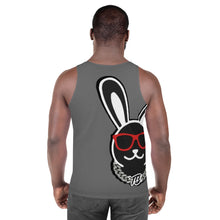 Load image into Gallery viewer, Thowed Bunny Brand (Grey) Unisex Tank Top