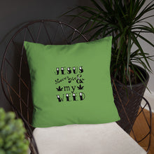 Load image into Gallery viewer, Jesus Weed Basic Pillow