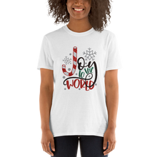 Load image into Gallery viewer, Joy to the World Christmas Short-Sleeve Unisex T-Shirt