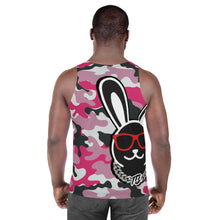 Load image into Gallery viewer, Thowed Bunny Brand (Camo Pink) Unisex Tank Top