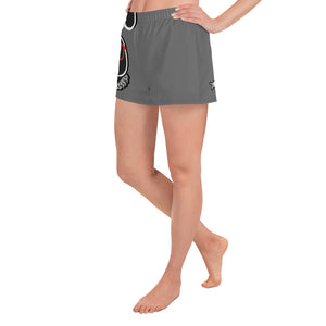 Thowed Bunny Brand (Grey) Women's Athletic Short Shorts