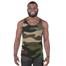Load image into Gallery viewer, Thowed Bunny Brand (Camo Green) Unisex Tank Top