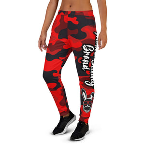 Thowed Bunny Brand (Camo Red) Women's Joggers