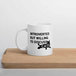 Introverted Will Discuss Cats Mug
