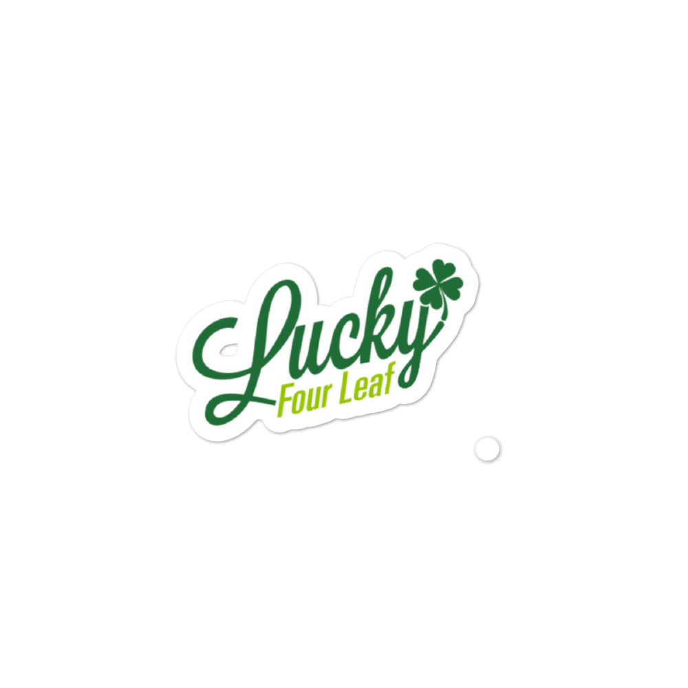 Test lucky 3x3 Bubble-free stickers