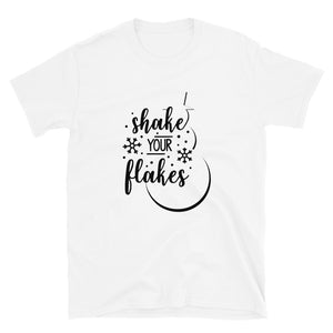 Shake Your Flakes Christmas Short-Sleeve Unisex T-Shirt