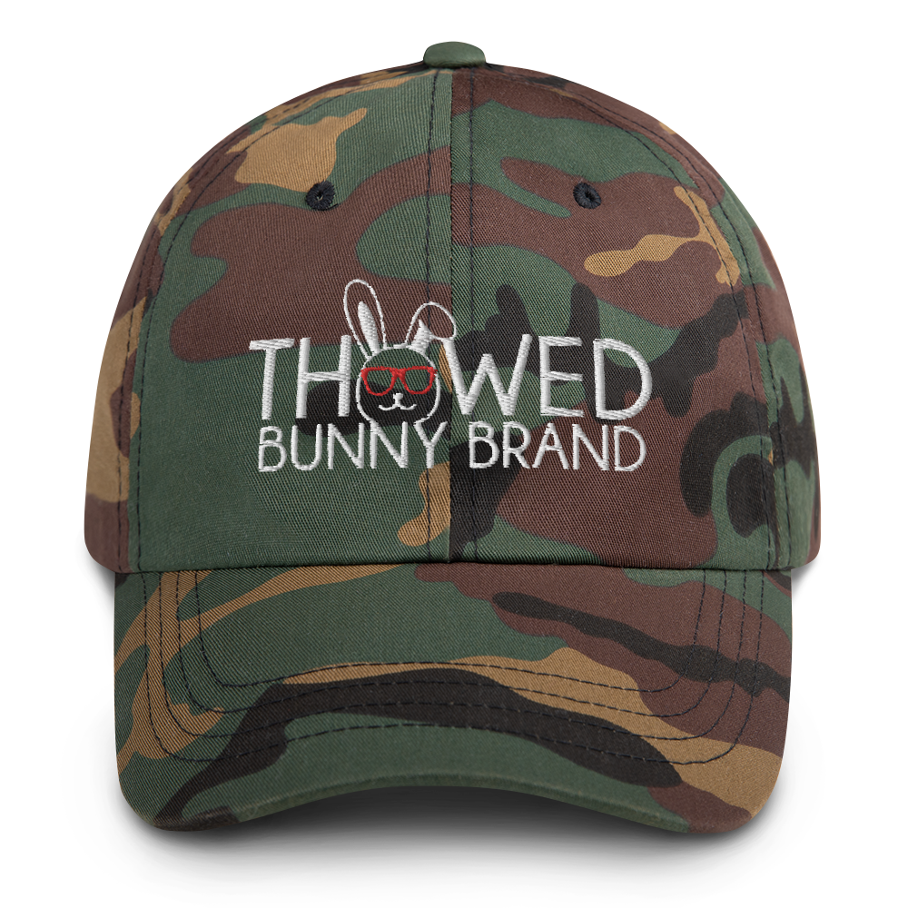 Thowed Bunny Brand Camo Dad hat