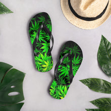 Load image into Gallery viewer, Marijuana High Hope Plants Flip-Flops