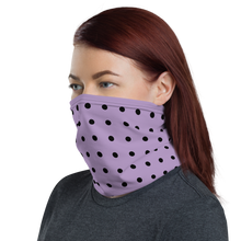 Load image into Gallery viewer, Purple Dot Neck Gaiter/ Mask