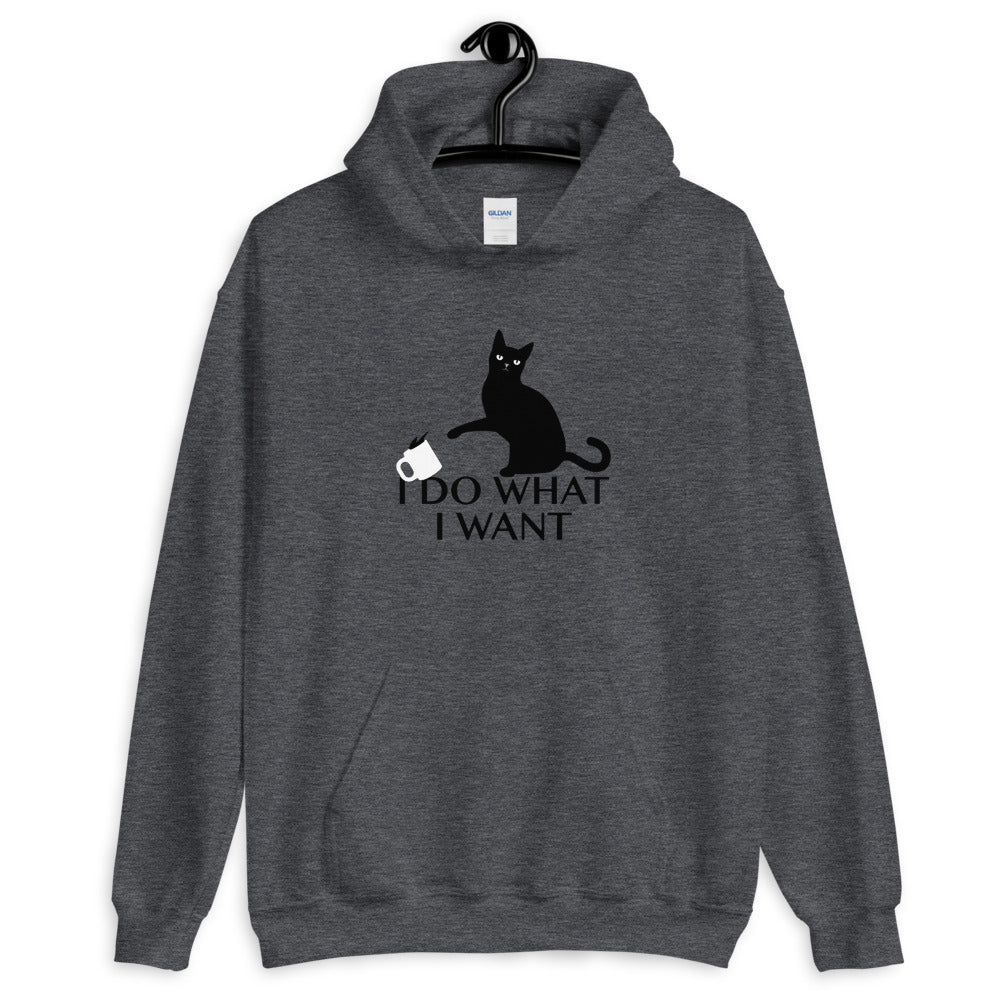 I Do What I Want Cat Unisex Hoodie