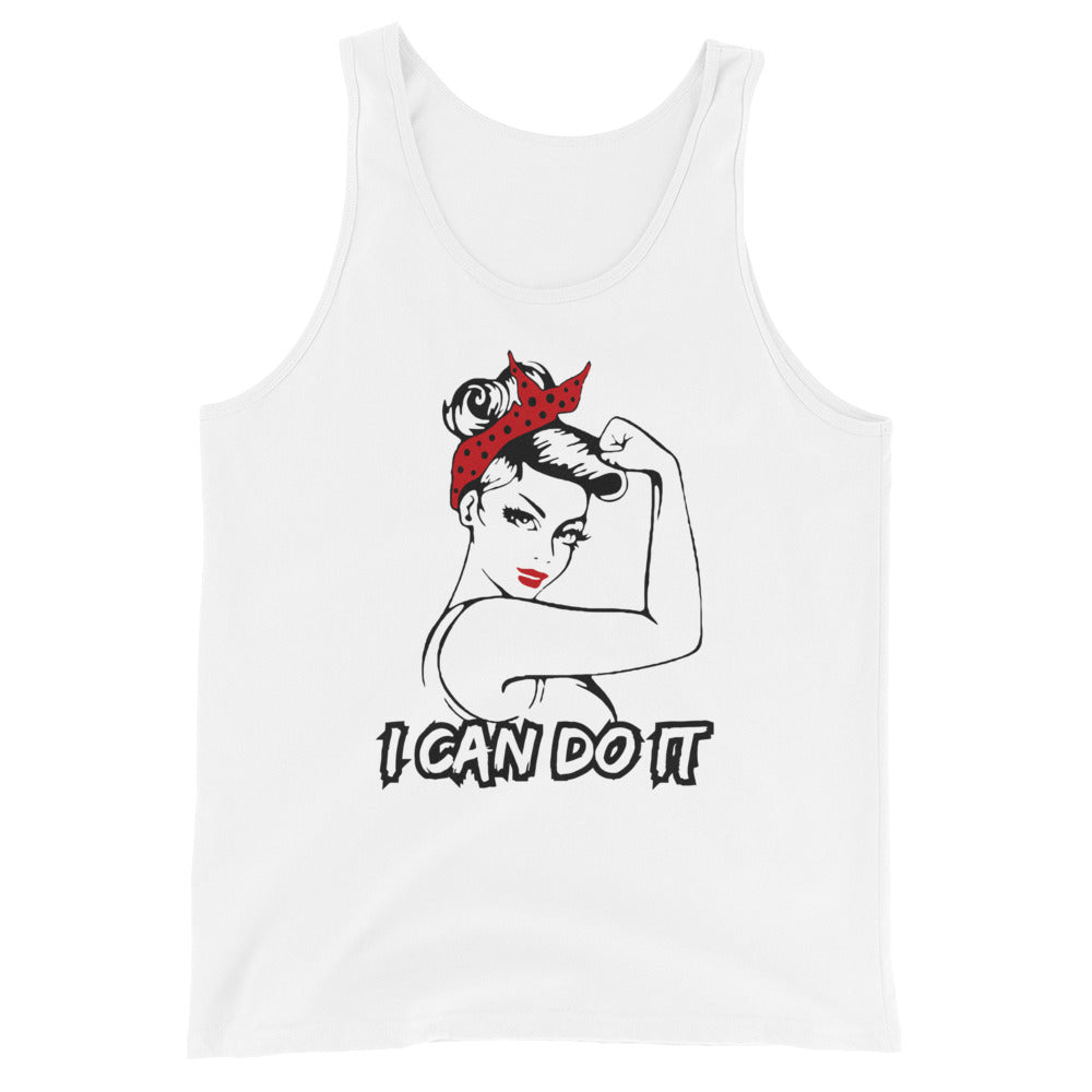 I can do it (Rosie) Unisex Tank Top