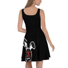 Load image into Gallery viewer, Thowed Bunny Brand (Black) Skater Dress
