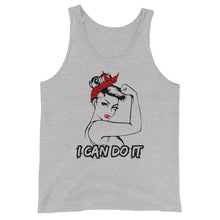 Load image into Gallery viewer, I can do it (Rosie) Unisex Tank Top