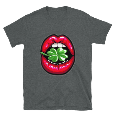 Lucky Lips Clover Short-Sleeve Unisex T-Shirt