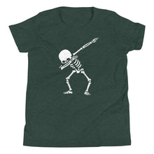 Load image into Gallery viewer, Dab Skeleton Youth Short Sleeve T-Shirt