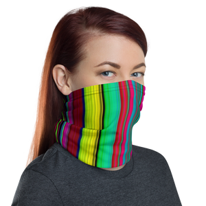 Multi-colored Stripe Neck Gaiter/ Mask