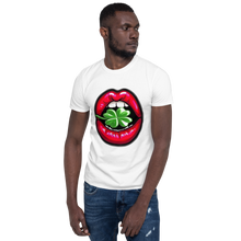 Load image into Gallery viewer, Lucky Lips Clover Short-Sleeve Unisex T-Shirt
