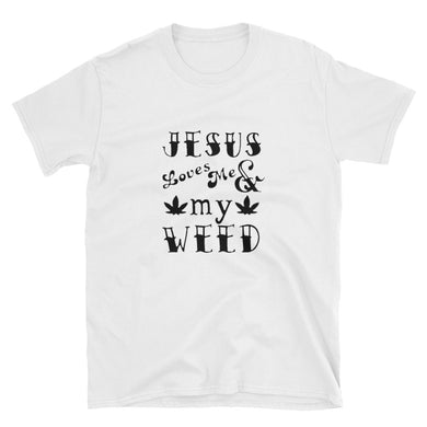 Jesus Weed Short-Sleeve Unisex T-Shirt