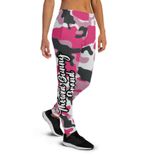 Load image into Gallery viewer, Thowed Bunny Brand Pocket Logo (Camo Pink) Women&#39;s Joggers