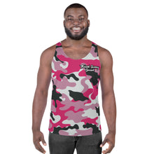 Load image into Gallery viewer, Thowed Bunny Brand (Camo Pink) Unisex Tank Top