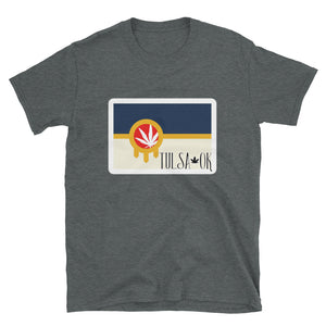 Tulsa Weed Flag Short-Sleeve Unisex T-Shirt