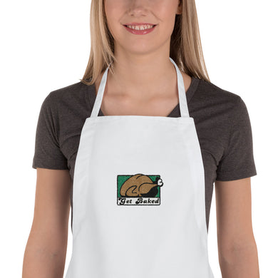 Get Baked Embroidered Apron