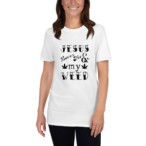 Jesus Weed Short-Sleeve Unisex T-Shirt