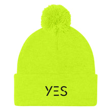 Load image into Gallery viewer, YES Pom-Pom Beanie