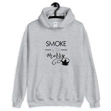 Load image into Gallery viewer, Smoke and be Merry Unisex Hoodie