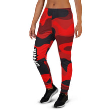 Load image into Gallery viewer, Thowed Bunny Brand Pocket Logo (Camo Red) Women&#39;s Joggers