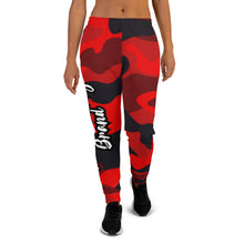 Load image into Gallery viewer, Thowed Bunny Brand Pocket Logo (Camo Red) Women&#39;s Joggers
