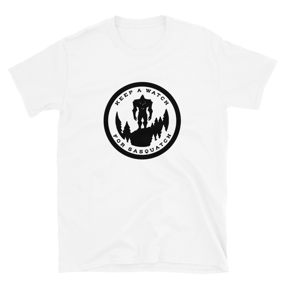Keep Watch for Sasquatch / Bigfoot Short-Sleeve Unisex T-Shirt