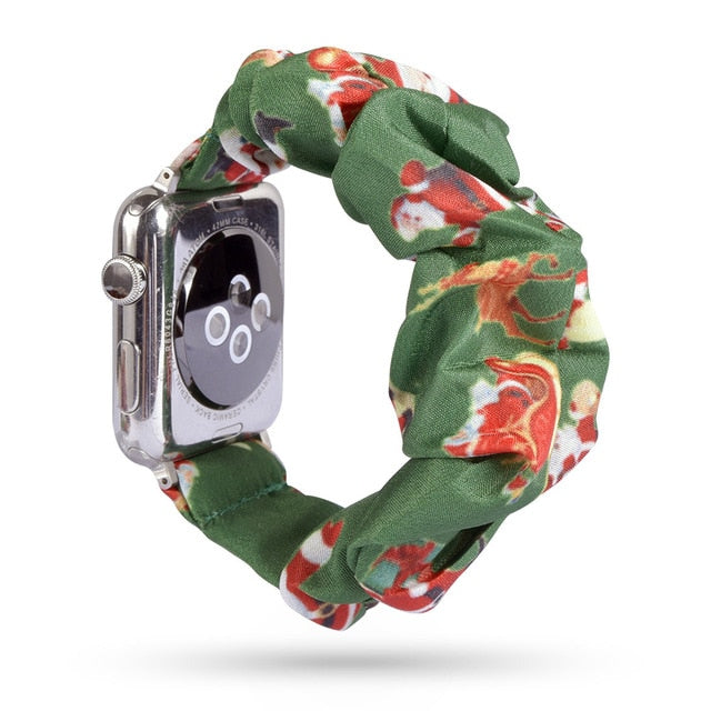Scrunchie Elastic Watch Straps Watchband for Apple Watch Band Series 6 5 4 3 38mm 40mm 42mm 44mm for iwatch Strap Bracelet 6 5 4