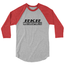 Load image into Gallery viewer, RKR Motorsports 3/4 sleeve raglan shirt